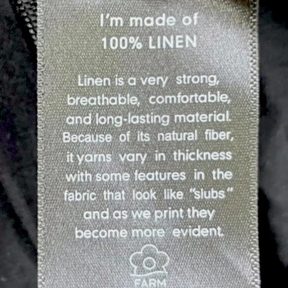 Farm Rio Black Linen Colored Striped Mini Dress Size XS - Picture 8 of 8